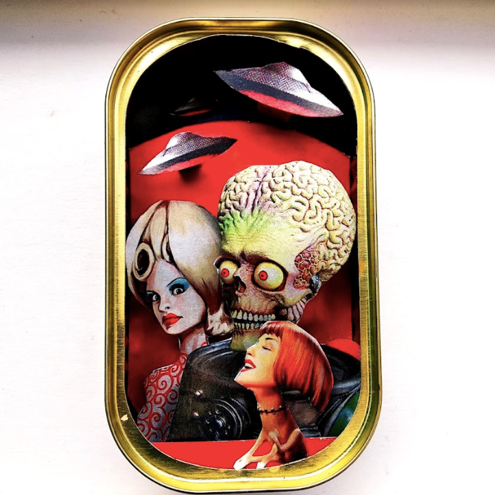  Arte en lata - Mars Attack  - by desechorehecho - peliculas en latas de conserva - arte de metal