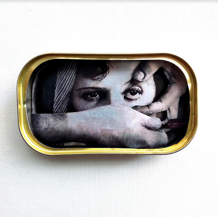  Arte en lata - Un perro andaluz  - by desechorehecho - peliculas en latas de conserva - arte de metal